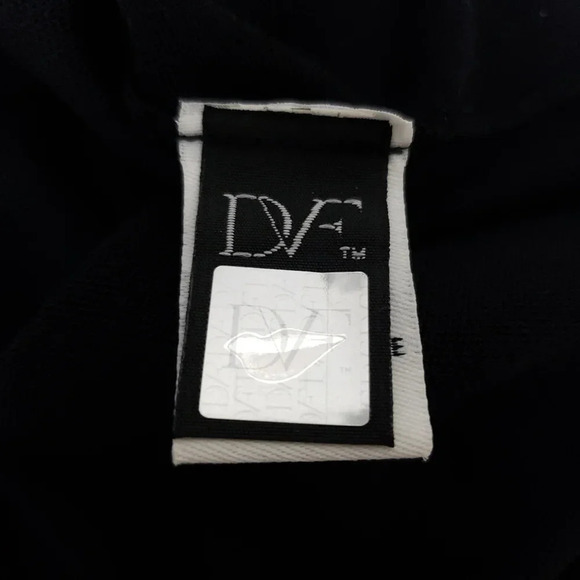 Diane Von Furstenberg Aina Sheath Dress Colorblock 3/4 Sleeve Mini - Picture 6 of 9